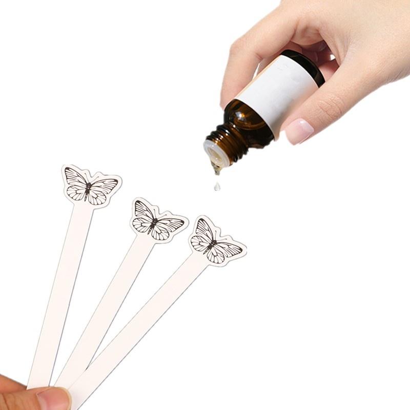 Perfume Fragrance Essence - 100Pcs Creative Butterfly Shape Testing Aromatherapy