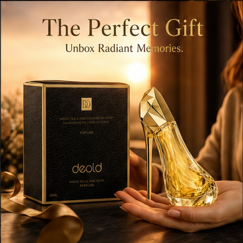 Luxurious golden high-heeled s - Perfume High Fragrance review and price