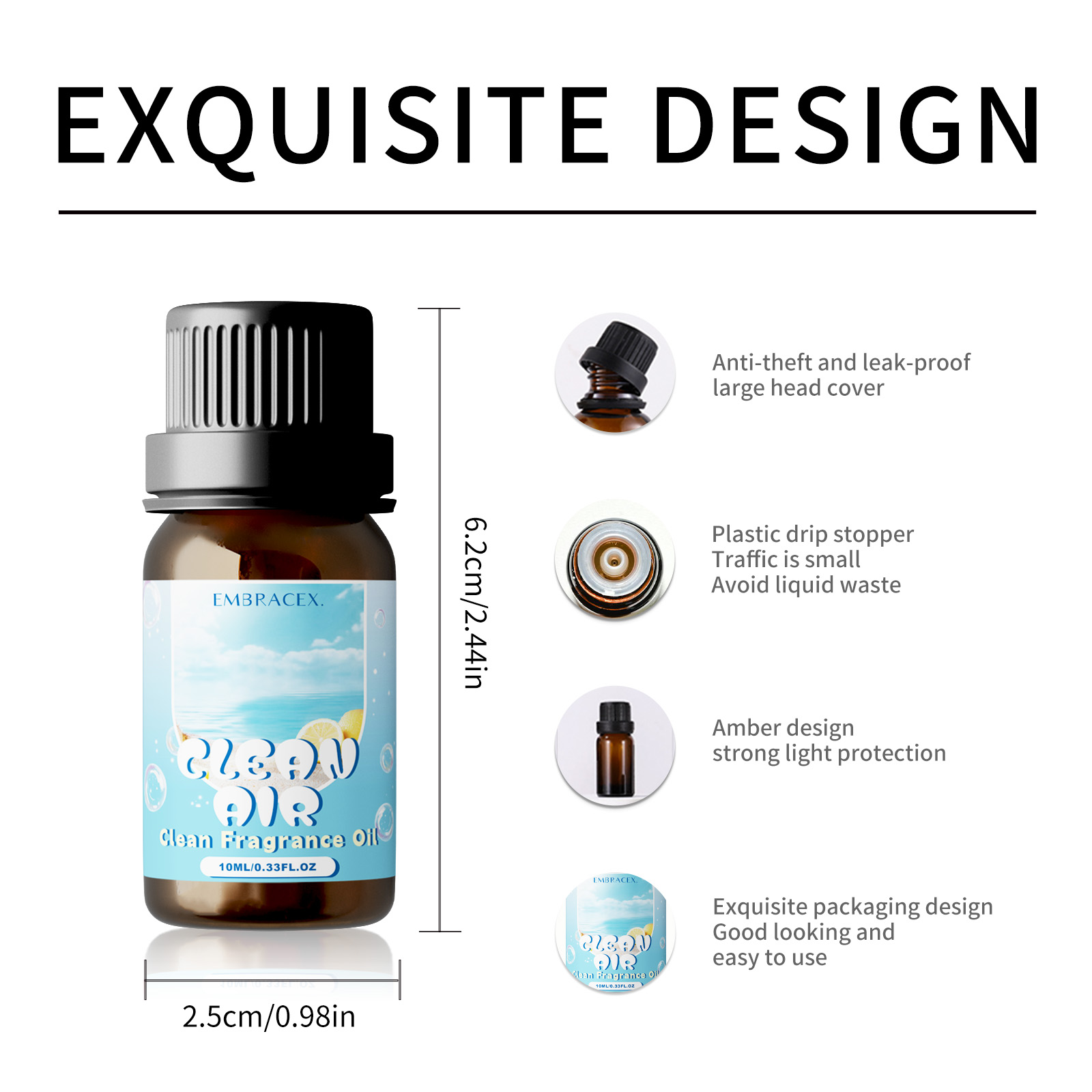 10ml Clean Air Essential Oil L - Perfume Fragrance Essence review and price