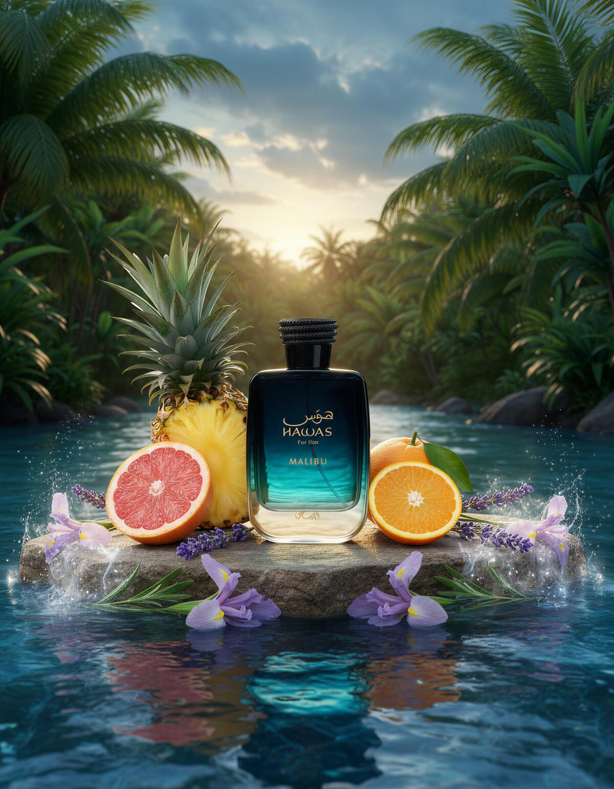 Rasasi Hawas Malibu For Him ED - Fragrance Perfume Note review and price