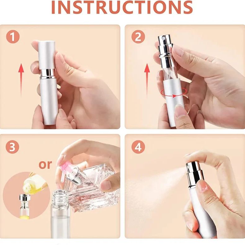 4pcs+4 Accessories 5ml Refilla - Perfume Fragrance Booster review and price