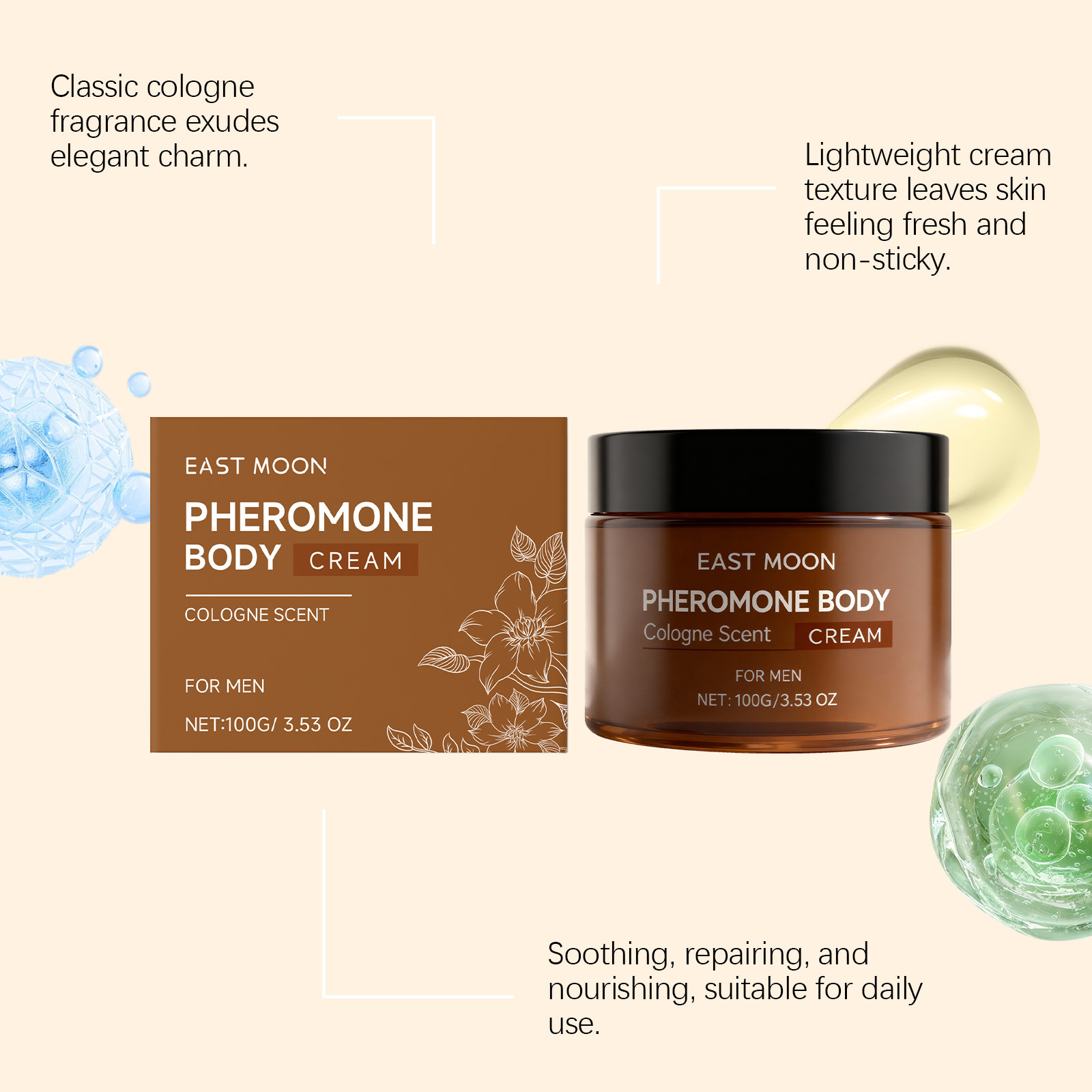 East Moon Men Fragrance Moistu - Perfume Fragrance Moisturizer review and price
